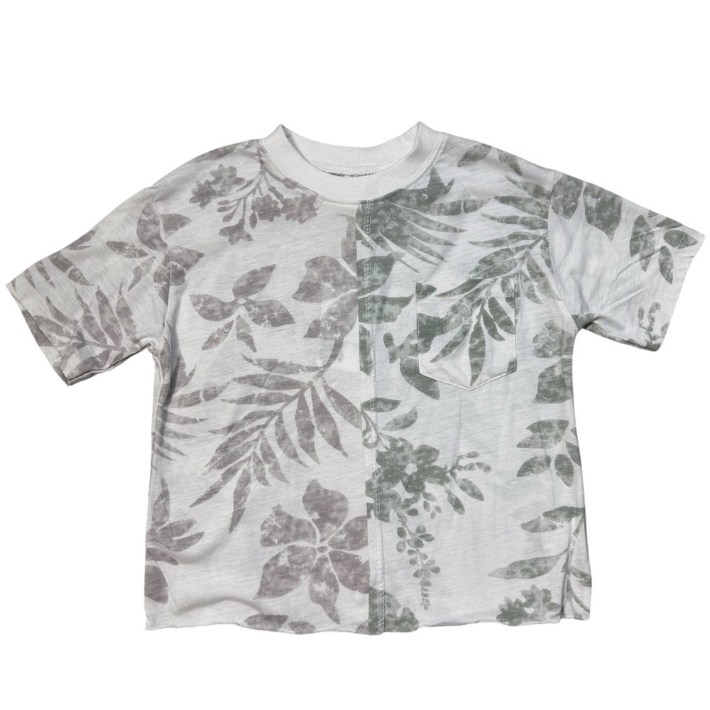 NWT New Vintage Havana Leaf Print Tee Size M (10/12)